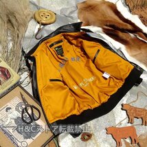 レザージャケット フライトジャケット 牛革 革ジャン メンズファッション 本革 2色 レザーコート レトロ S～4XL_画像5