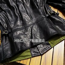 ダブルライダース 茶芯 馬革 レザージャケット 本革 ホースハイド 革ジャン バイクレザー アメカジ メンズ S～5XL_画像9