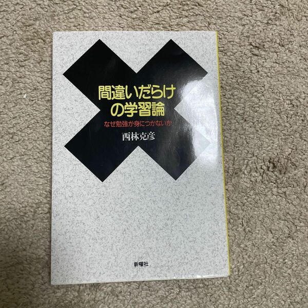 間違いだらけの学習論　なぜ勉強が身につかないか 西林克彦／著