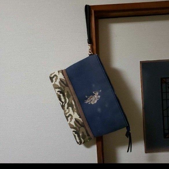 超希少】美品 Ralph Lauren ラルフローレン ポーチ クラッチバッグ