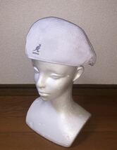 新品 KANGOL Tropic 507 Ventair K3208HT XL カンゴール トロピック ベントエアー ハンチングキャップ ベレー帽 ホワイト 白 504 男女兼用_画像2