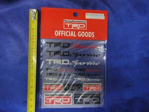 本物 TRD純正 TOYOTA Racing Development TRD スポルティーボ TRD Sportivo ミニステッカーセット 08231-SP104 店頭在庫セール 送料無料(条