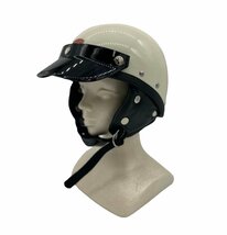 CHOPPERS　オリジナル　ショーティータイプヘルメット　MORRIS　アイボリーホワイト_画像2