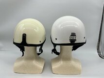 CHOPPERS　オリジナル　ショーティータイプヘルメット　MORRIS　アイボリーホワイト_画像7
