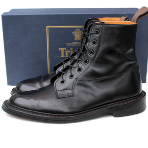 イングランド製★Tricker's × SHIPS★BURFORD 7.5=26 バーフォード レースアップ トリッカーズ メンズ ブラック レザー i-411