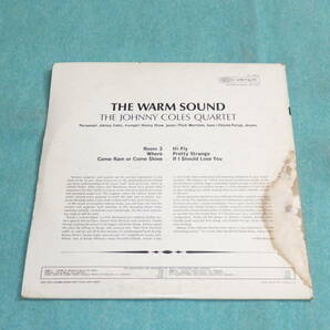 【LP】THE WARM SOUND  THE JOHNNY COLES QUARTET  オリジナル？の画像4