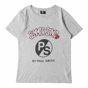 Paul Smith ポールスミス サイズ:S SUMMER SONIC コラボ ロゴ プリント クルーネック Tシャツ 半袖 グレー トップス カットソー