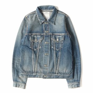 visvim ビズビム ジャケット サイズ:2 ヴィンテージ加工 3rdタイプ デニム ジャケット SS 103 JKT DAMAGED 16SS インディゴ アウター