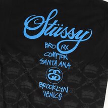 新品 STUSSY ステューシー Tシャツ サイズ：M ワールドツアー クラウン WT CROWNS TEE ブラック 黒 トップス 半袖 クルーネック_画像5