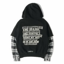 DOLCE&GABBANA ドルチェ&ガッバーナ パーカー サイズ:XS 近年モデル スウェット パーカー PRINT AND PATCH Hoodie ブラック イタリア製_画像2