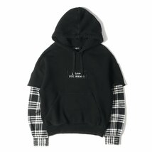 DOLCE&GABBANA ドルチェ&ガッバーナ パーカー サイズ:XS 近年モデル スウェット パーカー PRINT AND PATCH Hoodie ブラック イタリア製_画像1