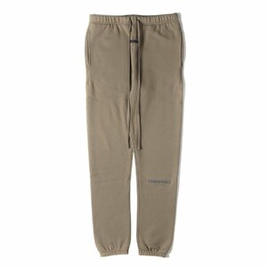 新品 FEAR OF GOD フィアオブゴッド パンツ サイズ:M 21AW FOG ESSENTIALS スリム スウェット パンツ Sweatpants トープ(HARVEST)