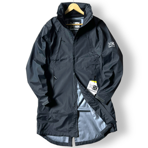 新品 Karrimor カリマー 定価3.5万 pioneer long coat 撥水 防水 透湿 2way ロングコート アウトドアウェア M メンズ アウター ◆B1199