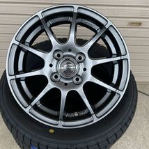 《シュナイダースタッグ》グッドイヤーアイスナビ7◆155/65R14◆NBOXタントムーヴワゴンRラパンアルトトコットスペーシア　冬タイヤ_画像3