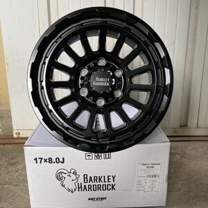 新品アルミホイール《バークレイハードロック リザード》17×8J+20 139.7-6H ランクルプラドハイラックスサーフFJクルーザー　4本セット◆