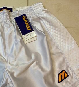 【新品、未使用】ミズノ メンズ トレーニング パンツ XL 立体設計 ホワイト