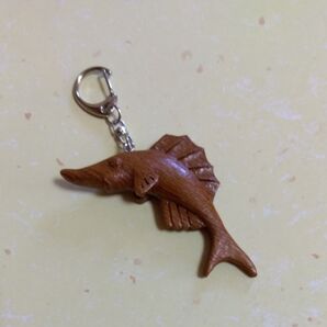 キーホルダー 手作り 木工