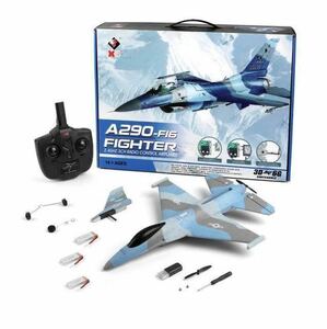 ★モード1送信機バッテリー*3 XK A290 F16 FIGHTER RTF 99g登録不要 ラジコン RC 飛行機 ファイター 戦闘機 Futaba拡張3D/6G切替 4CH RTF