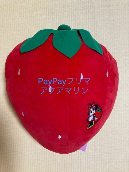 新品 ミニーマウス Strawberry Festa プレミアムいちごクッション