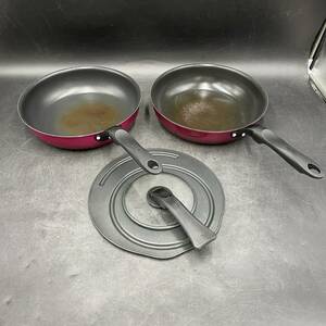 THERMOS/ Thermos fry pan 2 point set single-handled pot 