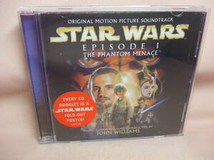 輸入盤CD★STAR WARS EPISODE1 THE PHANTOM MENACE JOHN WILLIAMS　スター・ウォーズ エピソード1 ファントム・メナス ジョンウィリアムズ