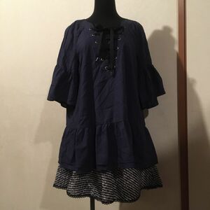 新品　タグ付　チェニック　ブラウス　ディノス　