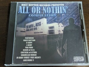 ROCC BOTTOM / ALL OR NOTHIN' g-rap Da Prodical Son 送料無料