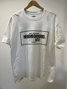 美品 NEIGHBORHOOD × WIND AND SEA プリントTシャツ L / ネイバーフッド ウィンダンシー Tee コラボ ロゴ