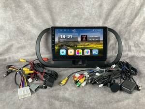 9インチ MG22 モコ MRワゴン 専用 パネル iPhone CarPlay アンドロイド ナビ ディスプレイオーディオ 画質 新品 バックカメラ付