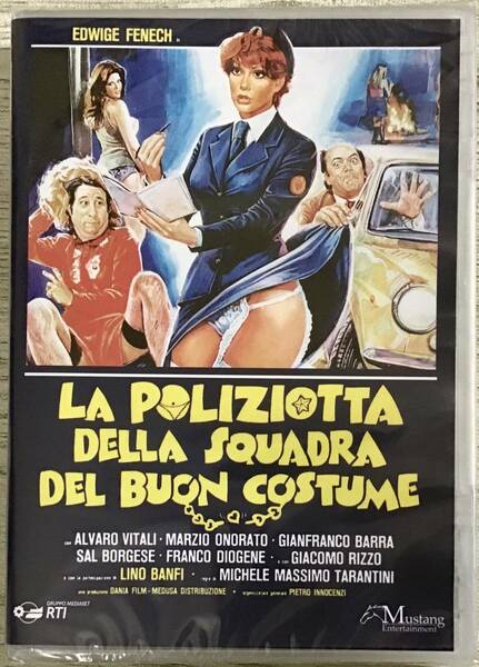 『La Poliziotta Della Squadra ... 』エドウィジュ・フェネシュ　イタリア版DVD（PAL）