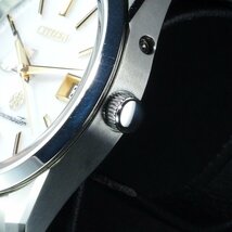 ◆限定250本◆ CITIZEN シチズン ザシチズン 真砂 AQ1060-56W 010-T026109 和紙文字盤 ソーラー 替革ベルト メンズ 腕時計 「22379」_画像4