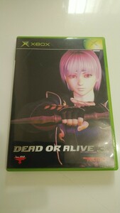 XBOX DEAD OR ALIVE 3 デッドオアアライブ3　動作確認済み　取説あり