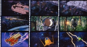 35㎜予告編フィルム 9種×3コマ 「のび太の宇宙漂流記」 ②　1999年　ドラえもん 