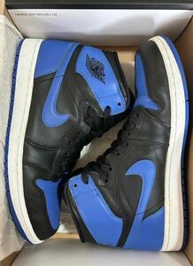 Nike Air Jordan1 Retro High Og Black Royal Blue (2013) 29cm us11