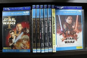 ブルーレイ スター・ウォーズ 全6巻 + フォースの覚醒 + 最後のジェダイ 計8本set ※ケース無し発送 レンタル落ち Z3T5858