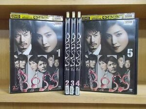 DVD BOSS 2nd SEASON 1〜5巻セット(未完) 天海祐希 竹野内豊 ※ケース無し発送 レンタル落ち ZI6231