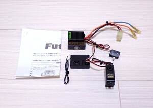 フタバ メカ一式 アンプＭＣ210ＣＢ 受信機FP-R122JE AM27 サーボS3003 セット⑥