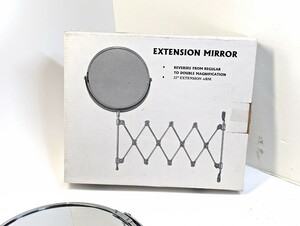 ek stain DIN g mirror mirror diameter 17cm used home storage goods box . damage, sack . crack equipped 