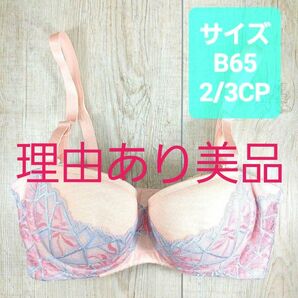 #マルコ　カーヴィシャス カレス 2/3 ショート ブラジャー　B65 ピンク MARUKO/補正下着/補整/カービシャス/890