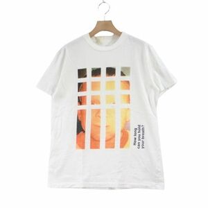 N.HOOLYWOOD エヌハリウッド 17SS BREATH PRINT T-SHIRT Tシャツ 40 ホワイト