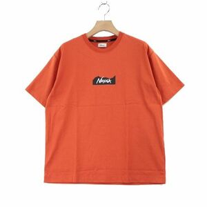NANGA ナンガ ロゴTシャツ S オレンジ