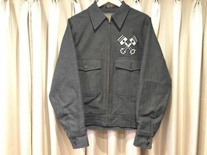 星野商會 ジャケット ELBOW PATCH MECHANIC JKT へリンボーン チェーンステッチ 刺繍 ホットロッド hotrod kustom 星野商会 GENT-X