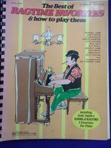 5114 洋書★The Best of RAGTIME FAVORITES & how to play them ※書き込み有り※