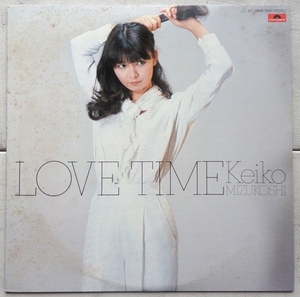 LP 水越けいこ LOVE TIME 28MX-2008 見本盤