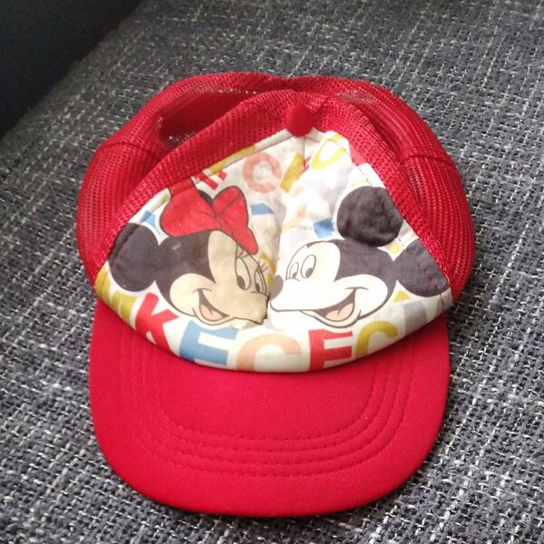 ミッキーマウス帽子　キャップ帽子　キッズ帽子
