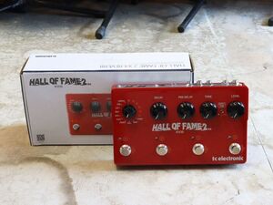 【中古・美品】tc electronic HALL OF FAME2x4 リバーブエフェクター ティーシーエレクトロニック【2023070004622】