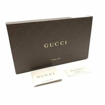 GUCCI グッチ 307982 グッチシマ 型押し ラウンドファスナー 長財布 ブラウン 茶色 コインケース 小銭入れ レザー 管理RY23004112_画像9