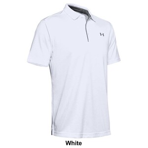 (SALE)UNDER ARMOUR(アンダーアーマー)ポロシャツ 半袖 ゴルフ メンズ Polo Shirt 1290140 White(100) XL ua94-1290140-100-xl★3