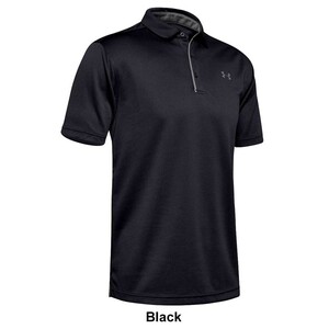 (SALE)UNDER ARMOUR(アンダーアーマー)ポロシャツ 半袖 ゴルフ メンズ Polo Shirt 1290140 Black(001) M ua94-1290140-1-m★5