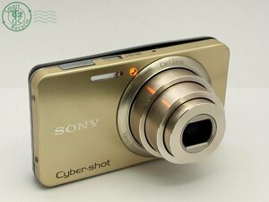09313804　▼SONY ソニー Cyber-Shot DSC-W570 ゴールドカラー デジカメ コンパクトデジタルカメラ バッテリー付き 通電確認済
